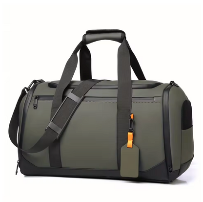Large Capacity Carry on Travel Bag for Men Spacious Sports Gym Bag with Multiple Compartments Weekend Overnight Duffel B