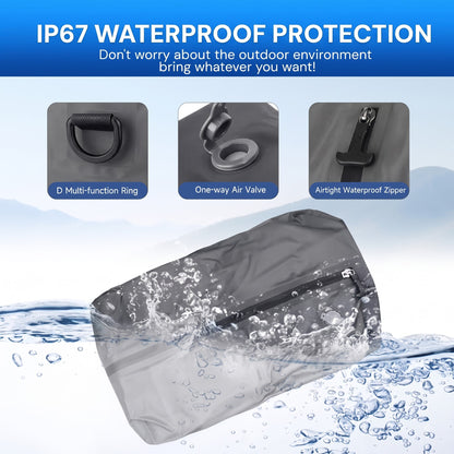 17L Travel Vacuum Storage Bag & Air Pump