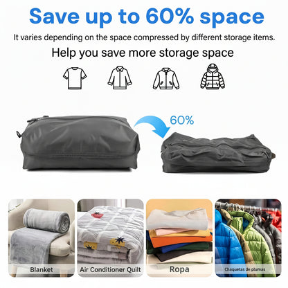 17L Travel Vacuum Storage Bag & Air Pump